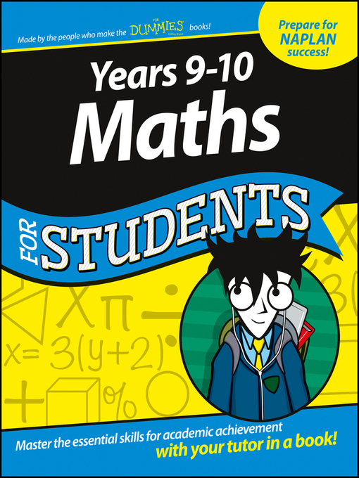 Title details for Years 9-10 Maths for Students by The Experts at Dummies - Available